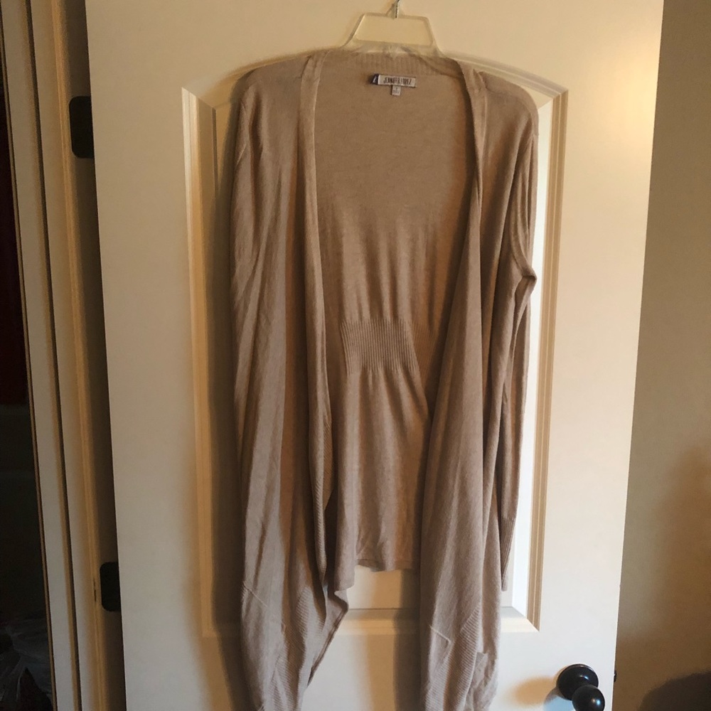 Jennifer Lopez Taupe Cardigan size small